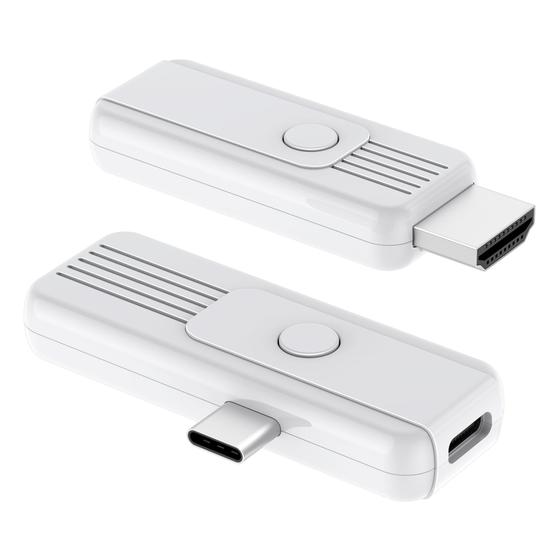 Imagem de Transmissor e Receptor HDMI Sem Fio BRAIDOL - Upgrade Type-C 3.1
