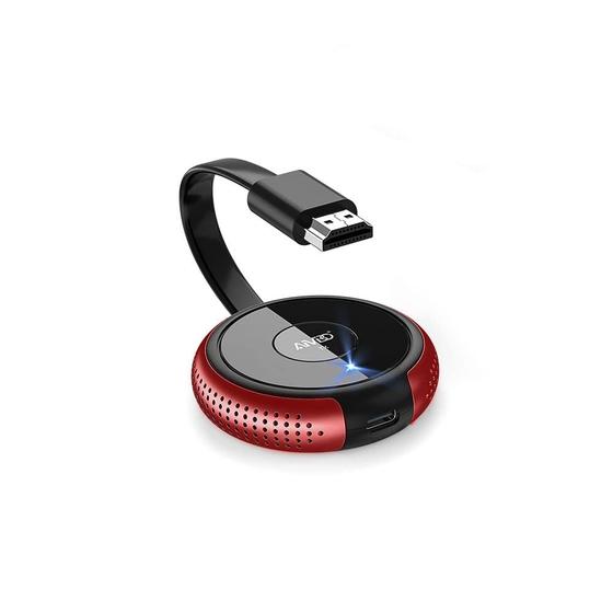 Imagem de Transmissor HDMI Sem Fio TIMBOOTECH 50m - Vermelho com 1 Receptor