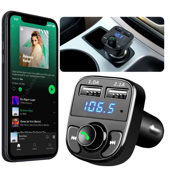 Transmissor Receptor Bluetooth FM Veicular Acendedor MP3 USB é ruim? Transmissor Receptor Bluetooth FM Veicular Acendedor MP3 USB é boa?