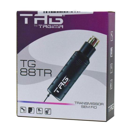 Imagem de Transmissor Sem Fio Frequência UHF TG-88 TR Microfone TG88