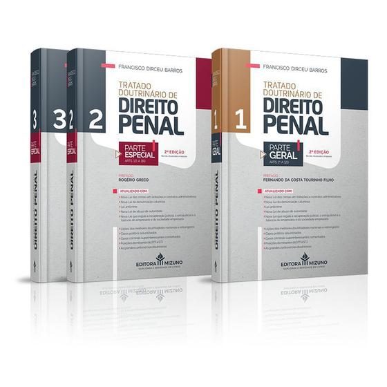 Imagem de Tratado Doutrinário de Direito Penal - 2ª Edição - 3 volumes