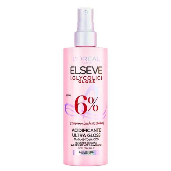 Imagem de Tratamento Acidificante Ultra Gloss Elseve Glycolic Gloss - 200ml