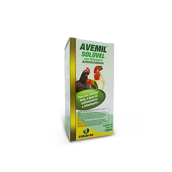 Imagem de Tratamento de Coccidiose e Eimeriose das Aves - Avemil Solúvel - 20ml / 100ml