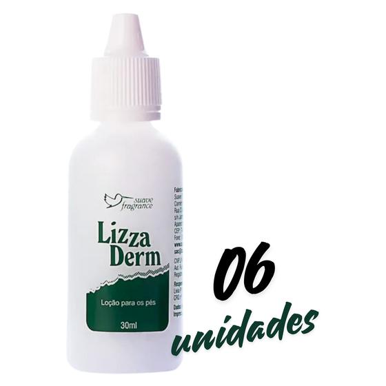 Imagem de Tratamento para Pés Ressecados e Com Rachaduras Loção Lizza Derm - 6 unidades