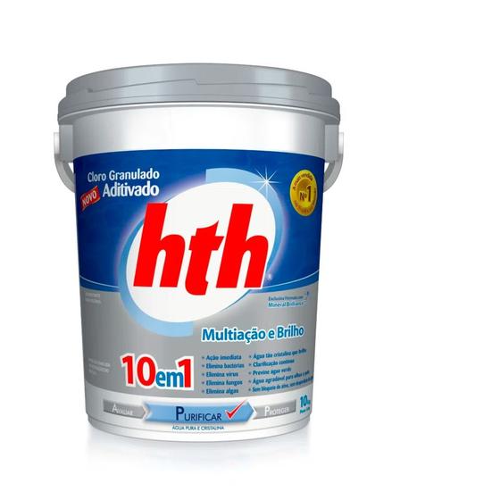 Imagem de Tratamento para piscina HTH 10em1 10kg