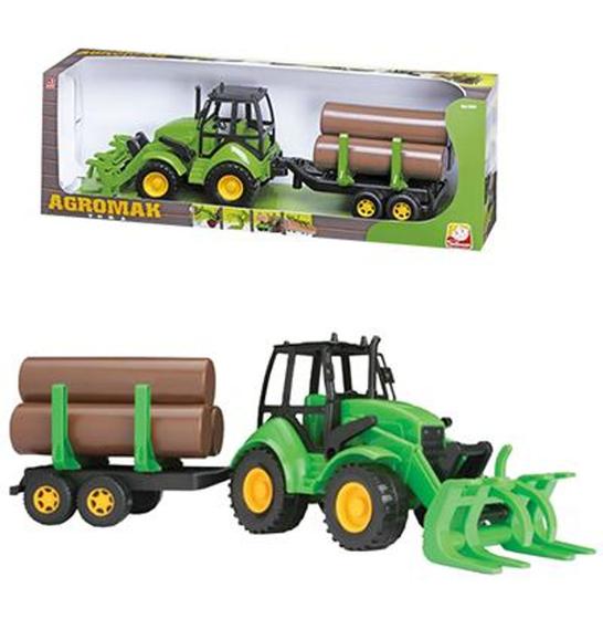 Imagem de Trator Carregadeira Agromak Tora Com Carreta E Acessorios Colors 6983407 - Silmar