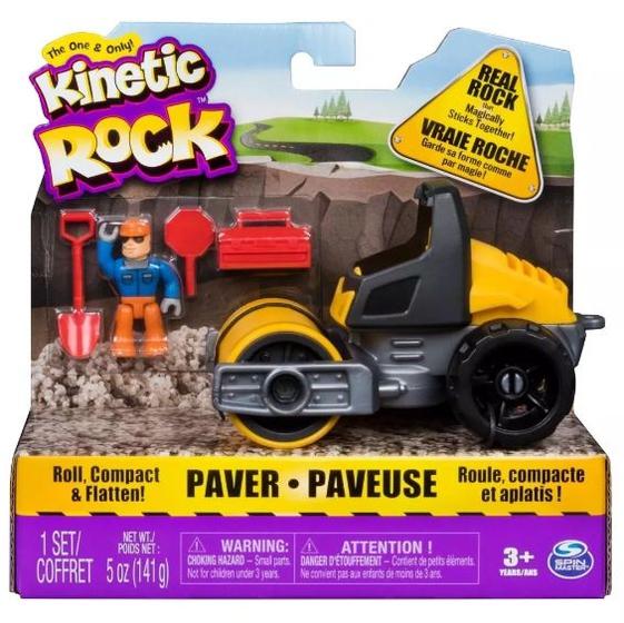 Imagem de Trator De Pavimentação Com 141g De Massa Pedra Kinetic Rock