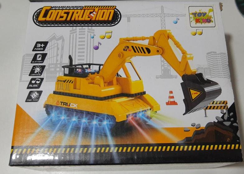 Imagem de Trator de plástico c/ motor á pilha TK-1812