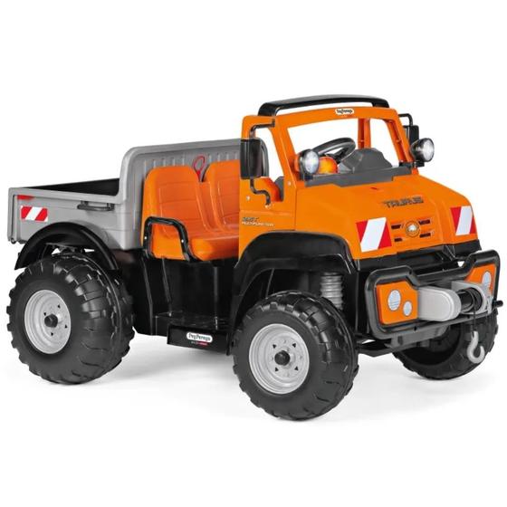 Imagem de Trator Elétrico Infantil Peg Perego Taurus 12V Laranja