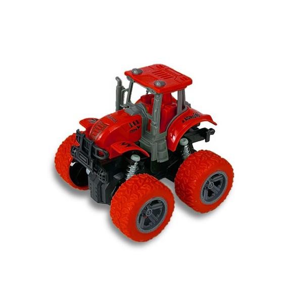 Imagem de Trator Tração 4x4 C/ Motor À Fricção 360 Carro Carrinho - Faz Manobras Super Iradas - Bee Toys
