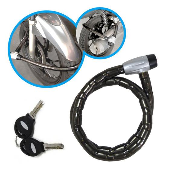 Trava Cadeado De Segurança Antifurto Bike E Portão 25x1500mm Menor preço em Trava Cadeado De Segurança Antifurto Bike E Portão 25x1500mm
