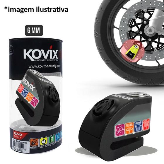 Trava de disco com alarme kovix Menor preço em Trava de disco com alarme kovix