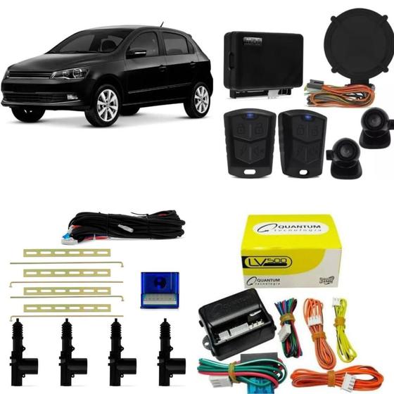 Trava Elétrica 4 Portas Modulo Vidro Elétrico Alarme Gol G5 Look Out Alarme de Carro Trava Elétrica 4 Portas Modulo Vidro Elétrico Alarme Gol G5 Look Out Alarme de Carro