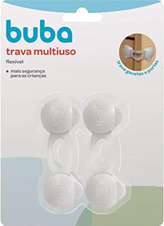 Imagem de Trava Multiuso Flexível, Buba, Branco 10cm