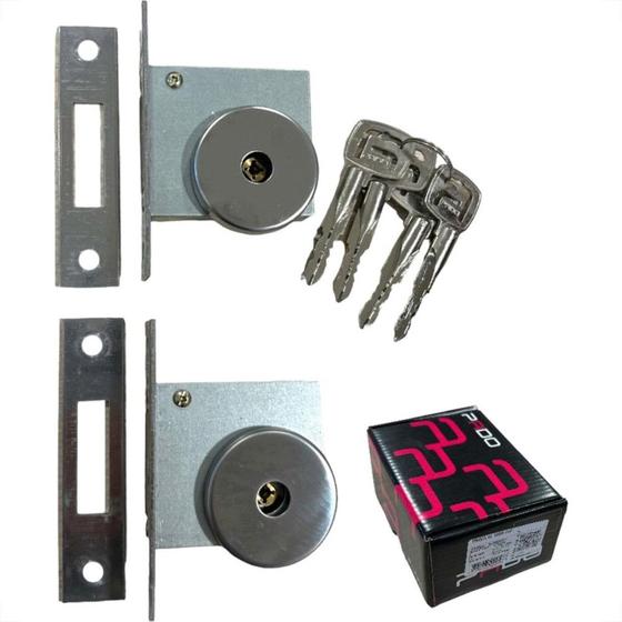 Imagem de Trava Quadrupla Pado Inox Dupla Ixp 11000