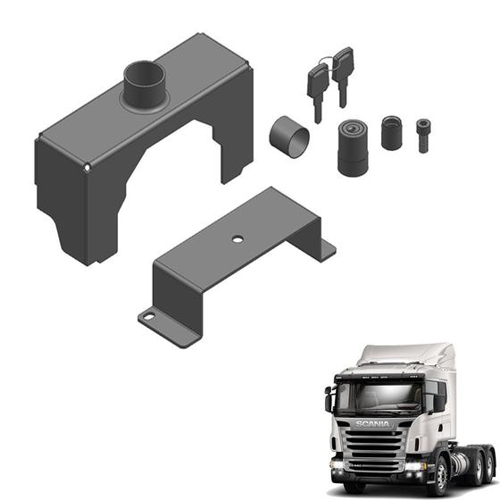 Imagem de Trava Seguranca Modulo Ebs Cms Scania Ntg 2021 Com Chave