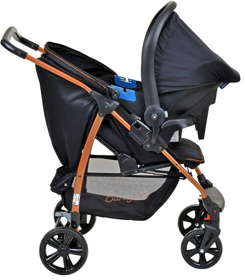 Imagem de Travel System Ecco Com Bebê Conforto TouringxPreto Cobre Burigotto