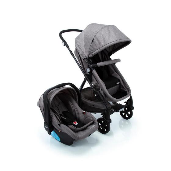 Imagem de Travel System Poppy Duo Cosco - Cinza Mescla