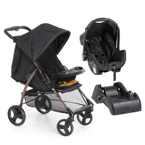 Imagem de Travel System San Remo Preto e Cobre com Base -Galzerano