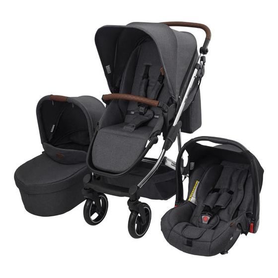 Imagem de Travel system trio como 4 - asphalt - abc design