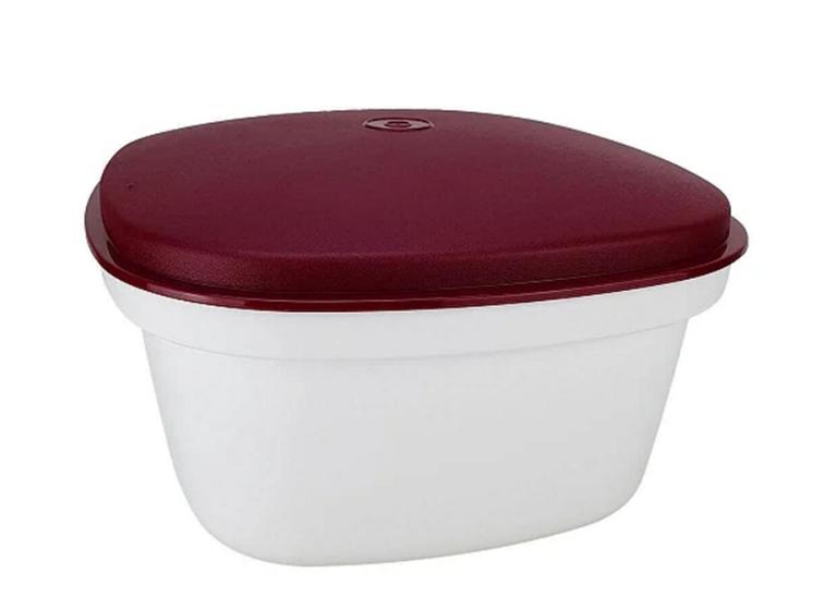 Imagem de Travessa Actualité 2,5L Quadrada (Base Branca com tampa Marsala) Tupperware