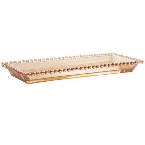 Imagem de Travessa Cristal Pearl AMBAR 30X13CM WOLF 28225