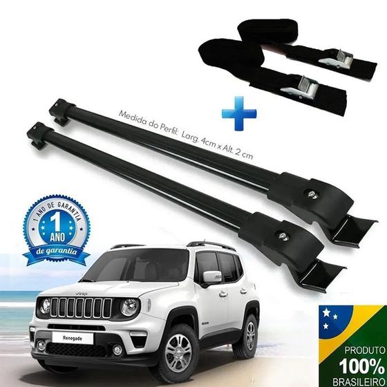 Rack Teto Renegade Rack Mopar Renegade Travessa De Teto Aluminio