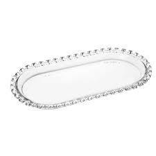 Imagem de Travessa Oval de Cristal Coração 25cm x 13cm x2,5cm Lyor