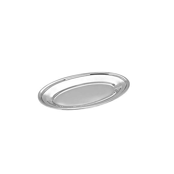 Imagem de Travessa Oval de Inox Baixela Buffet 25,5cm