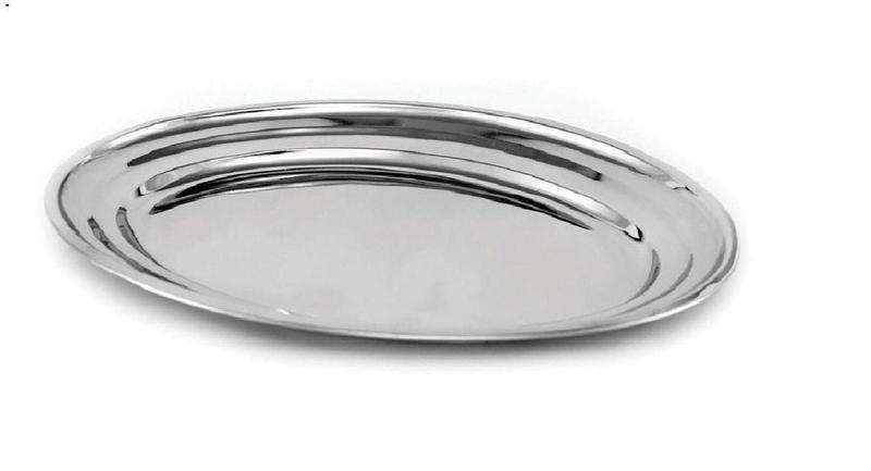 Imagem de Travessa Oval Inox 30 cm Para Restaurante Servir Porções