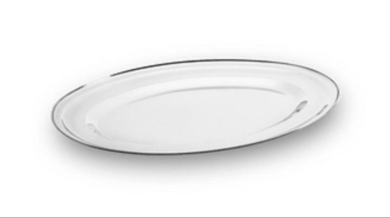 Imagem de Travessa Oval Inox Rasa Jornata 35x24cm - 1611/035 Brinox