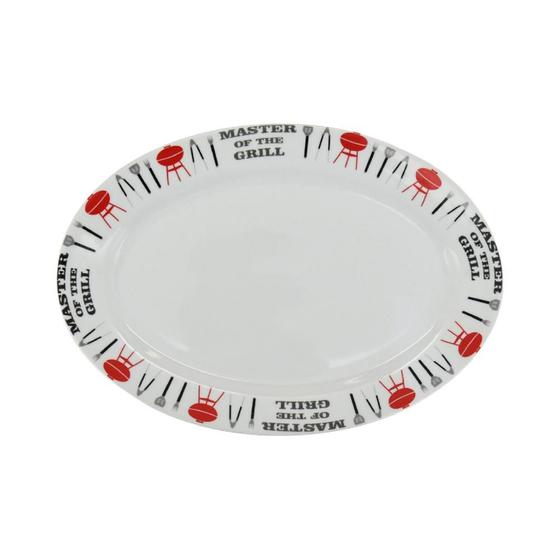 Imagem de Travessa Porcelana Master Grill Churrasco Porcões 30.5 Cm