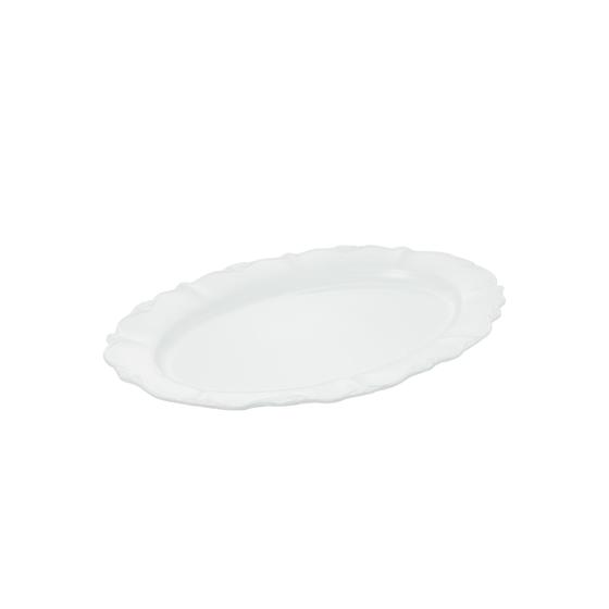 Imagem de Travessa Porcelana Oval Fancy Branco 28x19x3cm