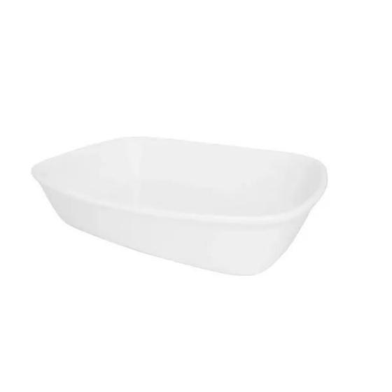 Imagem de Travessa Porcelana Refratária Bake Branca Grande 2,5L Oxford