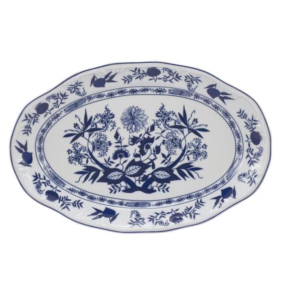 Travessa Rasa Oval 36cm Porcelana Schmidt - Dec. Cebolinha 2617 Menor preço em Travessa Rasa Oval 36cm Porcelana Schmidt - Dec. Cebolinha 2617