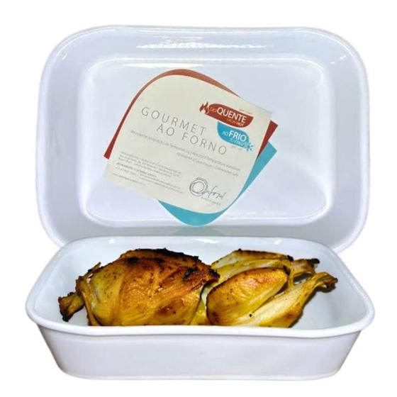 Imagem de Travessa Refrataria Oxford Bake Quente e Frio Média 26x18x5,6cm 1,5L