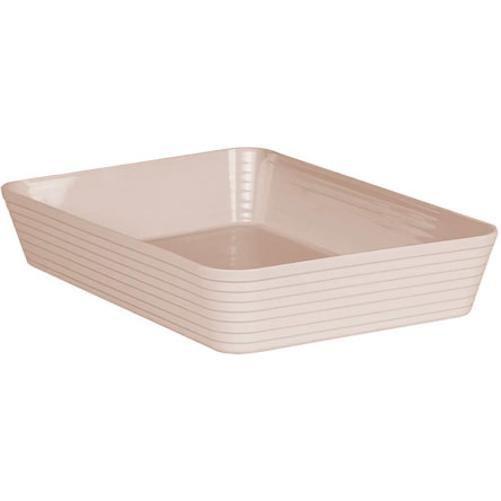 Imagem de Travessa Retangular Com Friso Le Chef Creme 33X23 Cm