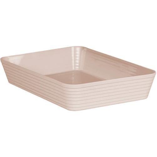 Imagem de Travessa Retangular Com Friso Le Chef Creme 33X23 Cm