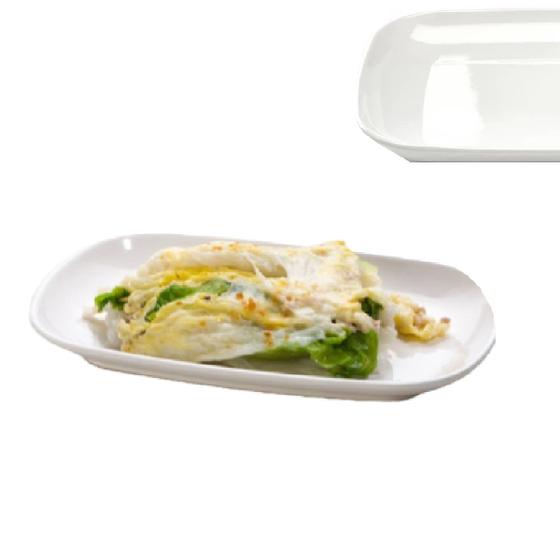 Imagem de Travessa Retangular Prato Oval Premium Bandeja 22,5cm