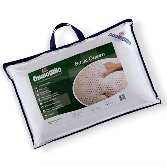 Travesseiro 100 Latéx Natural Basic Queen Dunlopillo Copespuma