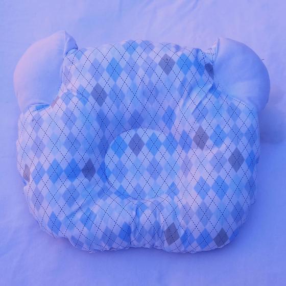 Imagem de Travesseiro Almofada Anatômico Bebê Conforto Berço Carrinho