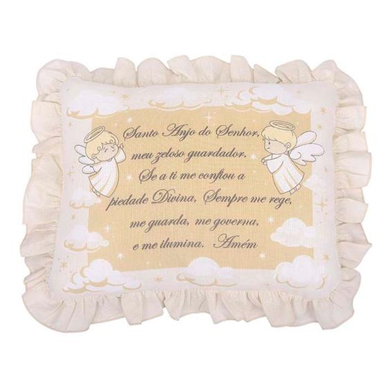 Imagem de Travesseiro Almofada Para Bebe 28x35cm - Com Frase De Oração