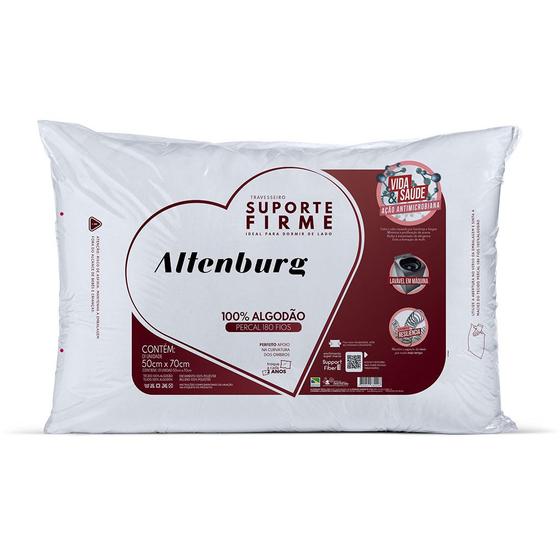 Imagem de Travesseiro Altenburg Suporte Firme 180 Fios 50x70 cm Branco - 152670