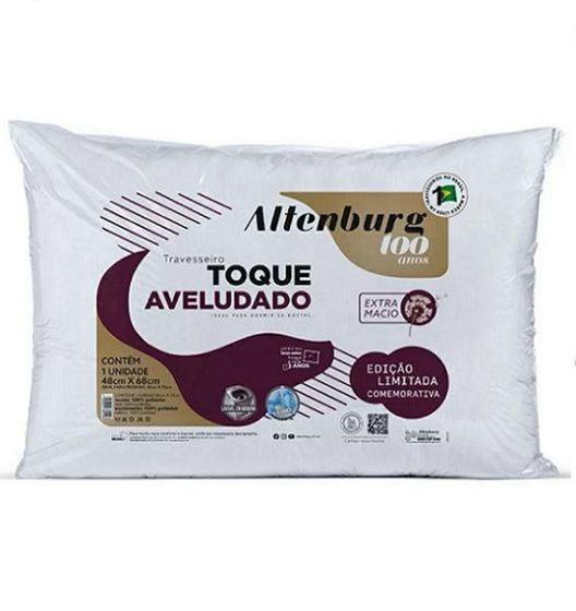 Imagem de Travesseiro Altenburg Toque Aveludado 48cm x 68cm