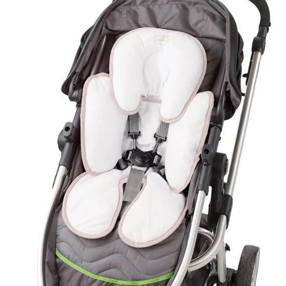 Imagem de Travesseiro Apoio Rosa Almofada Redutora Para Bebê Conforto Universal Muito Confortável Ajustável e Segura