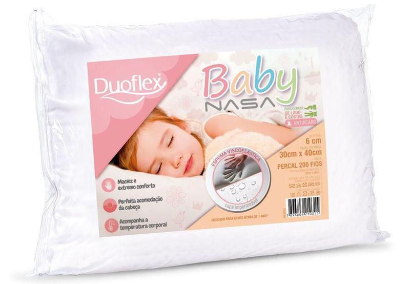 Imagem de Travesseiro Baby Nasa Kids Impermeável Bb1002 Duoflex