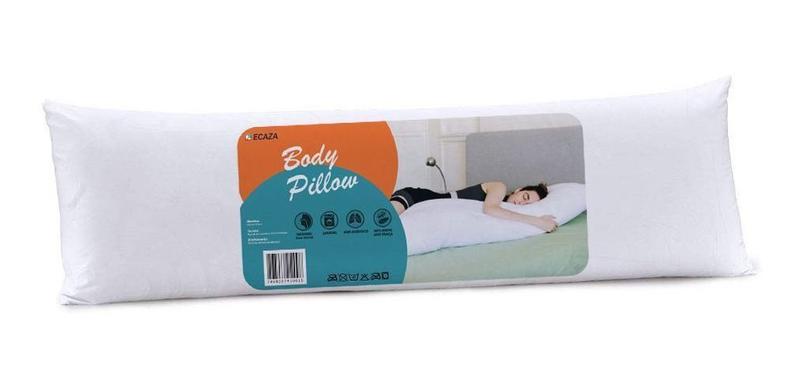 Imagem de Travesseiro body pillow 40x130cm Fibra Siliconada - Com Zíper &amp Fronha