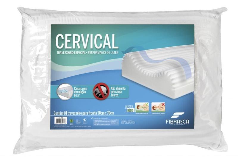 Travesseiro Cervical Ortopédico Fibrasca 4275 Menor preço em Travesseiro Cervical Ortopédico Fibrasca 4275