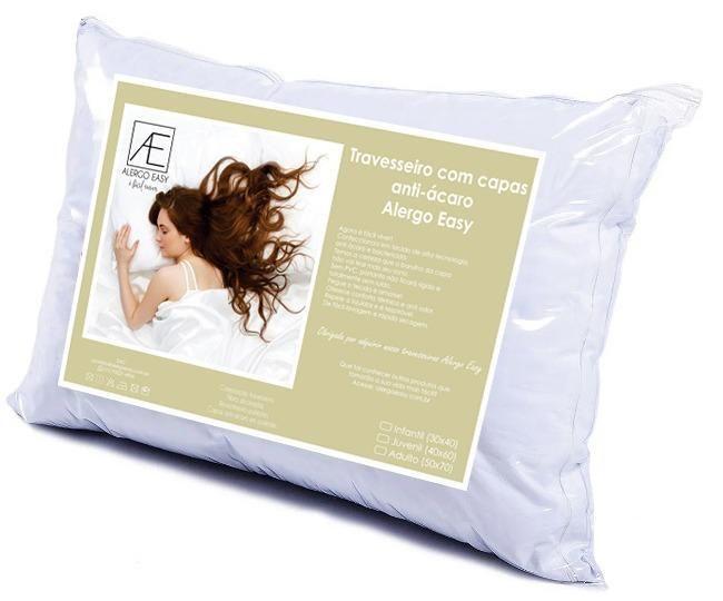 Imagem de Travesseiro Com Capa Antiácaro Alergo Easy 30X40 - Infantil