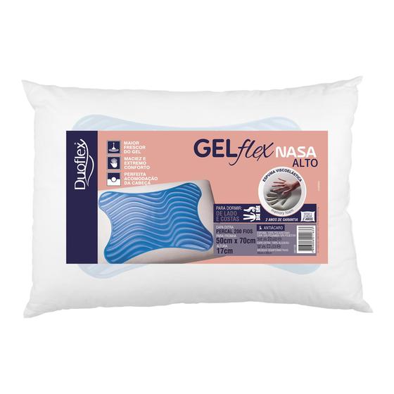 Imagem de Travesseiro com Gel Alto - Com Capa Removível